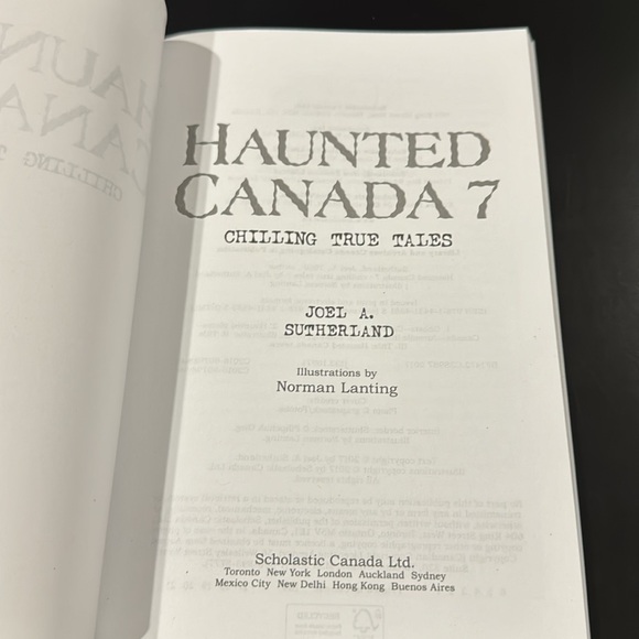 Haunted Canada 7: Chilling True Tales - Scholastic Softcover Book - Picture 3 of 7